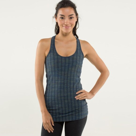LULULEMON Cool Racerback Ziggy Wee August Inkwell No size Tag Check Measurements - Picture 1 of 8